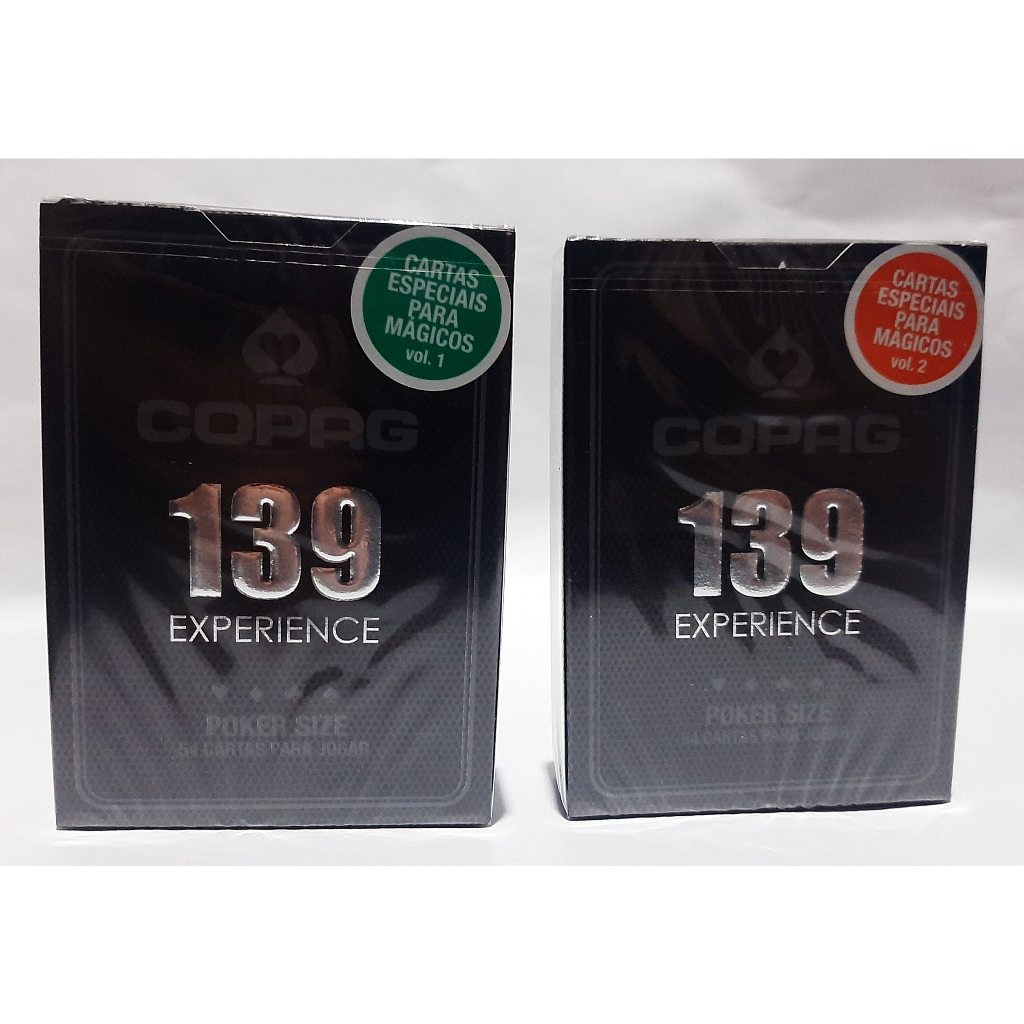 Baralho Copag 139 Experience vol 1 e 2 / Leia a Descricao