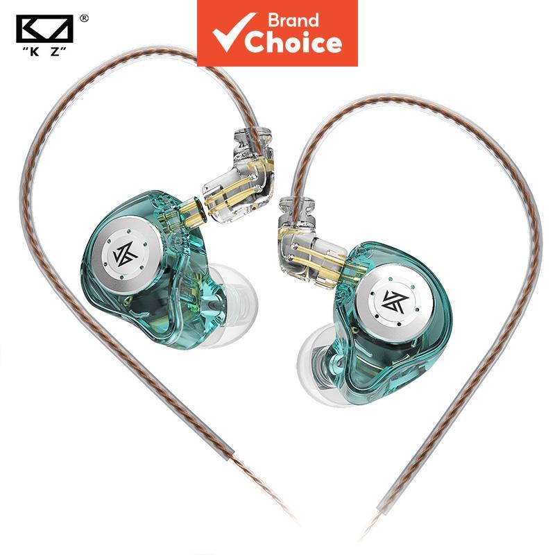 KZ EDX PRO IEM Fones De Ouvido Bass Sound Earbuds Dynamic Drive HiFi Esportivos Com Cancelamento De Ruído Cabo Removível
