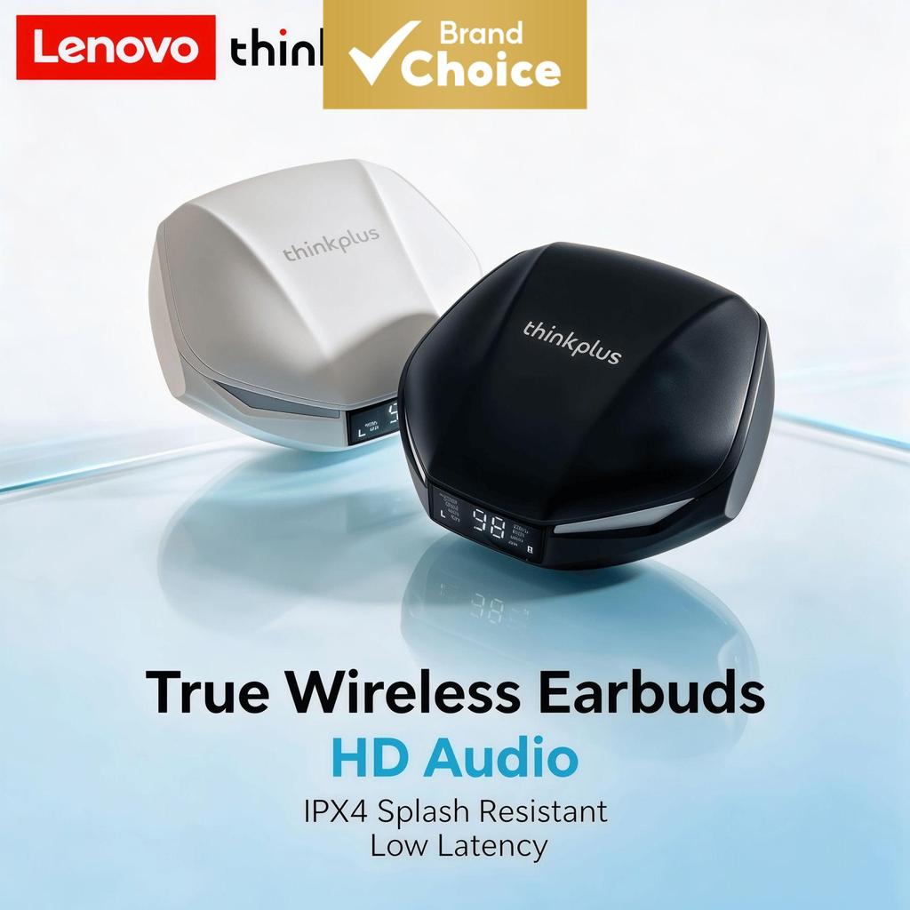 Lenovo XT53 Fones De Ouvido Para Jogos Bluetooth 5.4 À Prova D'água HiFi Sound ENC Cancelamento De Ruído Display LED Bai