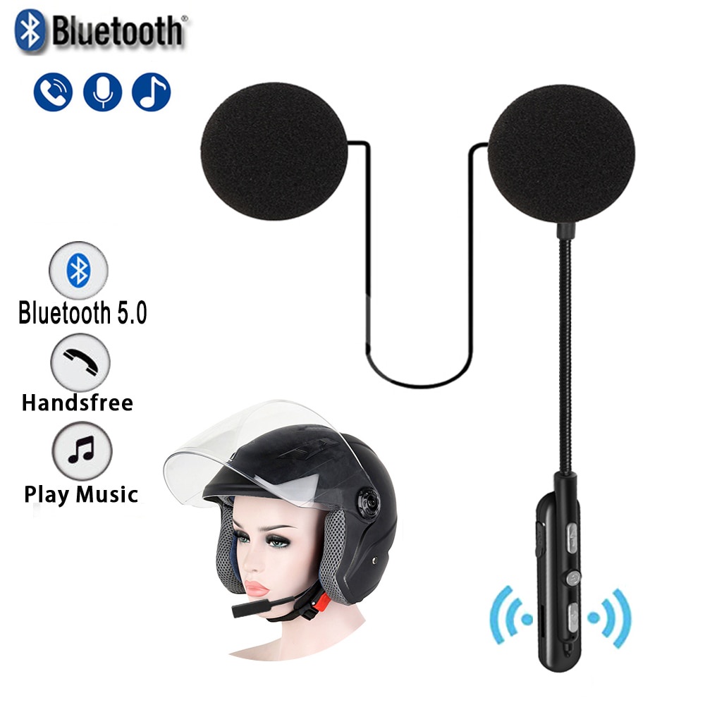 Fone De Ouvido Bluetooth Para Motocicleta BT5.0 Sem Fio Anti-Interferência Mãos-Livres