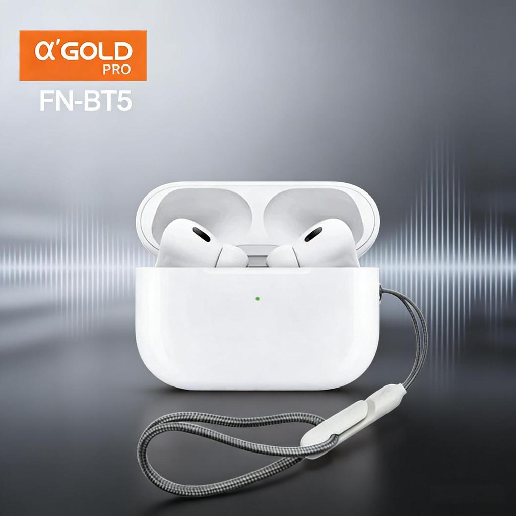 Fone de Ouvido Original A'Gold Bluetooth Sem Fio com Duração de Uso Prolongada FN-BT5