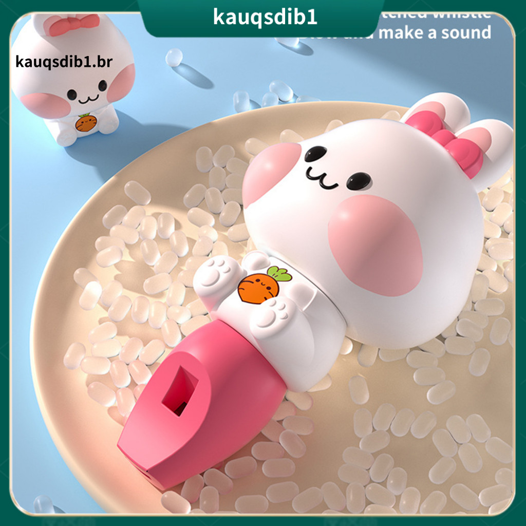 Cartoon Whistle for Kindergarten Children Toy Rabbit Bunny Pig Speaker Portable Fun Sound Bright Color for Kids for