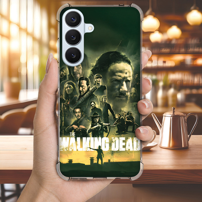 Capa Capinha GALAXY S20 ULTRA FE S10 PLUS S10E S9 S8 A73 A72 Anti-impacto Personalizada serie WALKING dead (4146)