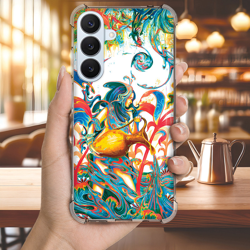 Capa Capinha GALAXY S20 ULTRA FE S10 PLUS S10E S9 S8 A73 A72 Anti-impacto Personalizada mistico ELIXIR sorte (4206)