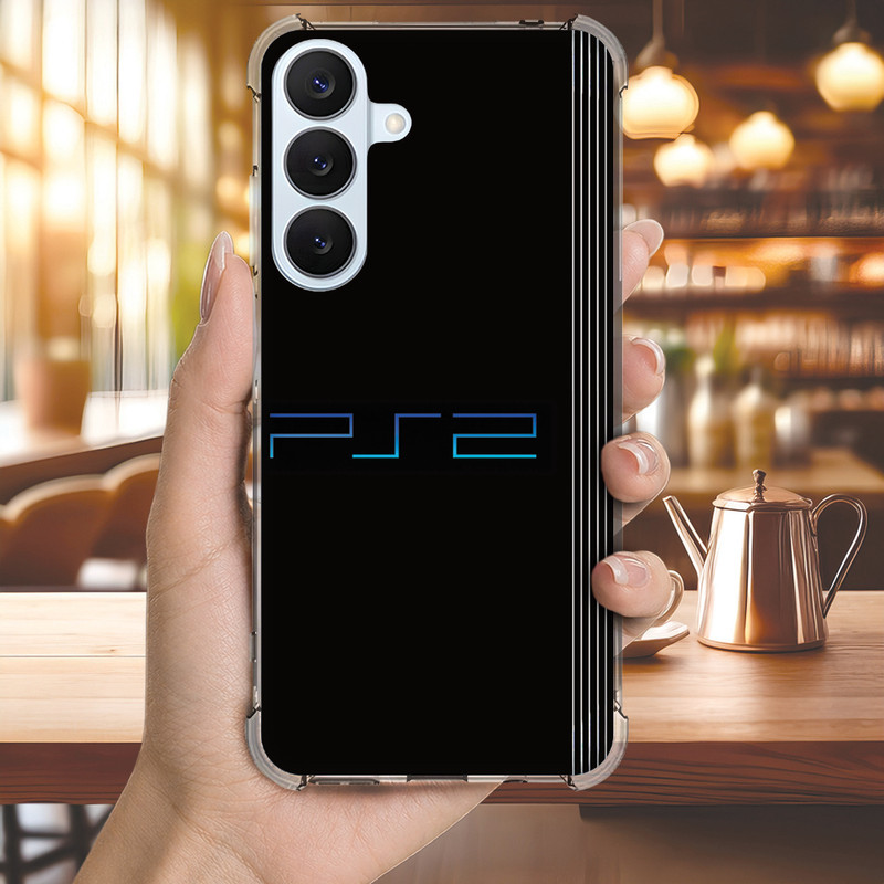 Capa Capinha GALAXY S20 ULTRA FE S10 PLUS S10E S9 S8 A73 A72 Anti-impacto Personalizada gamer retro PS2 (4131)