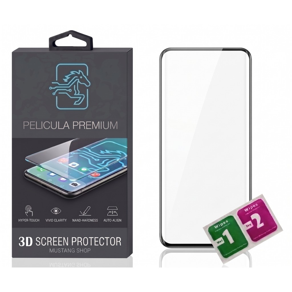 Película Vidro 3d Sem furo Digital Galaxy S23 Ultra Cobre Toda Tela Full Cover Compativel Samsung Protetor De Tela