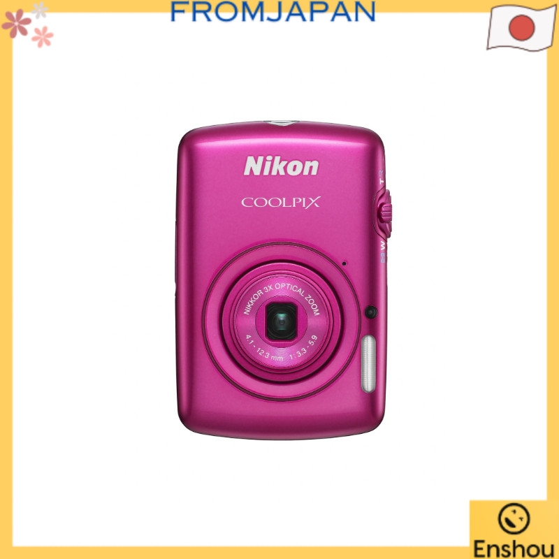 [USED]Do Japão [Usado] Câmera Digital Nikon COOLPIX S01 Corpo Ultra Compacto Tela Sensível ao Toque Rosa S01PK