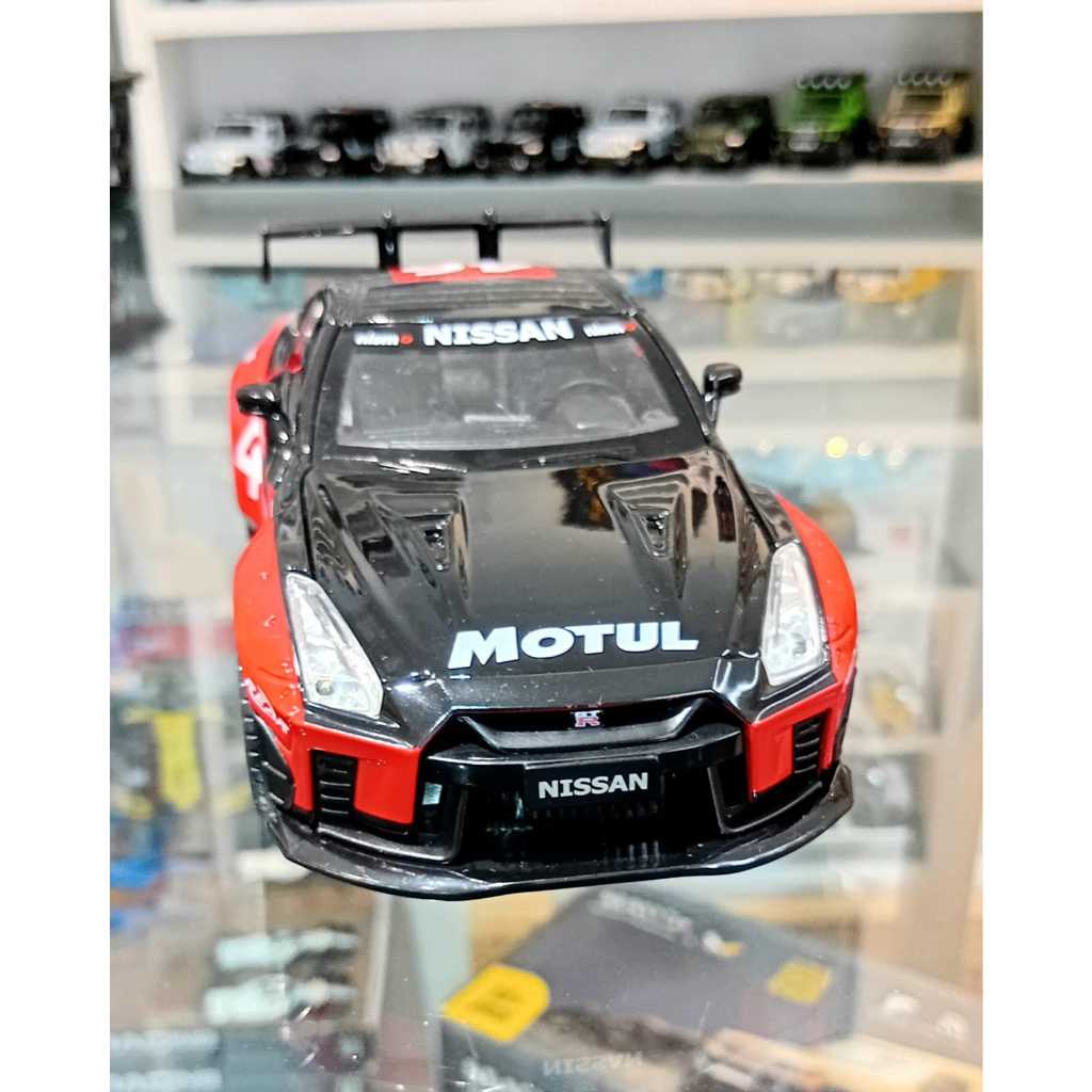 Miniatura Carrinho Metal Escala 1/24 Nissan Skyline GTR R35  Abre As Portas,Som e Farois que Acendem