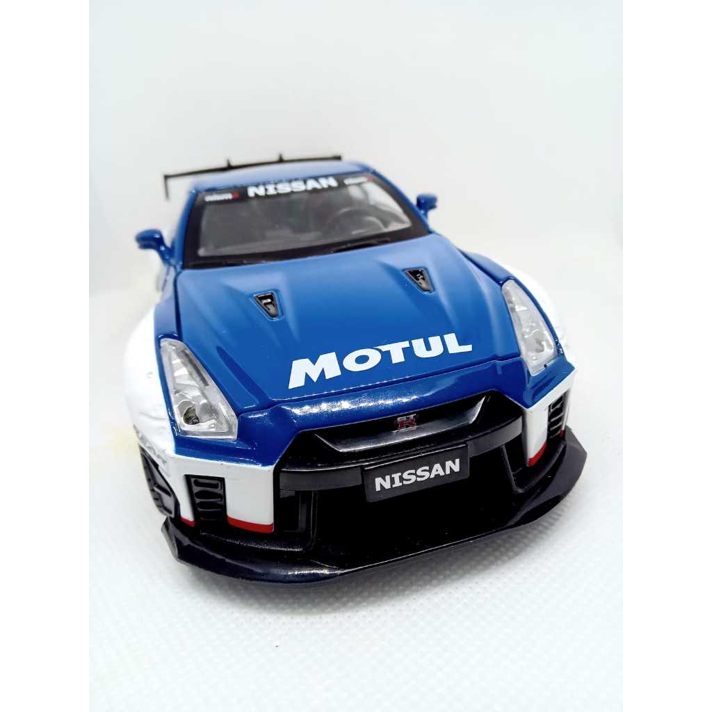 Miniatura Nissan Skyline GTR R35 Track Edition 1:24 metal Diecast colecionável