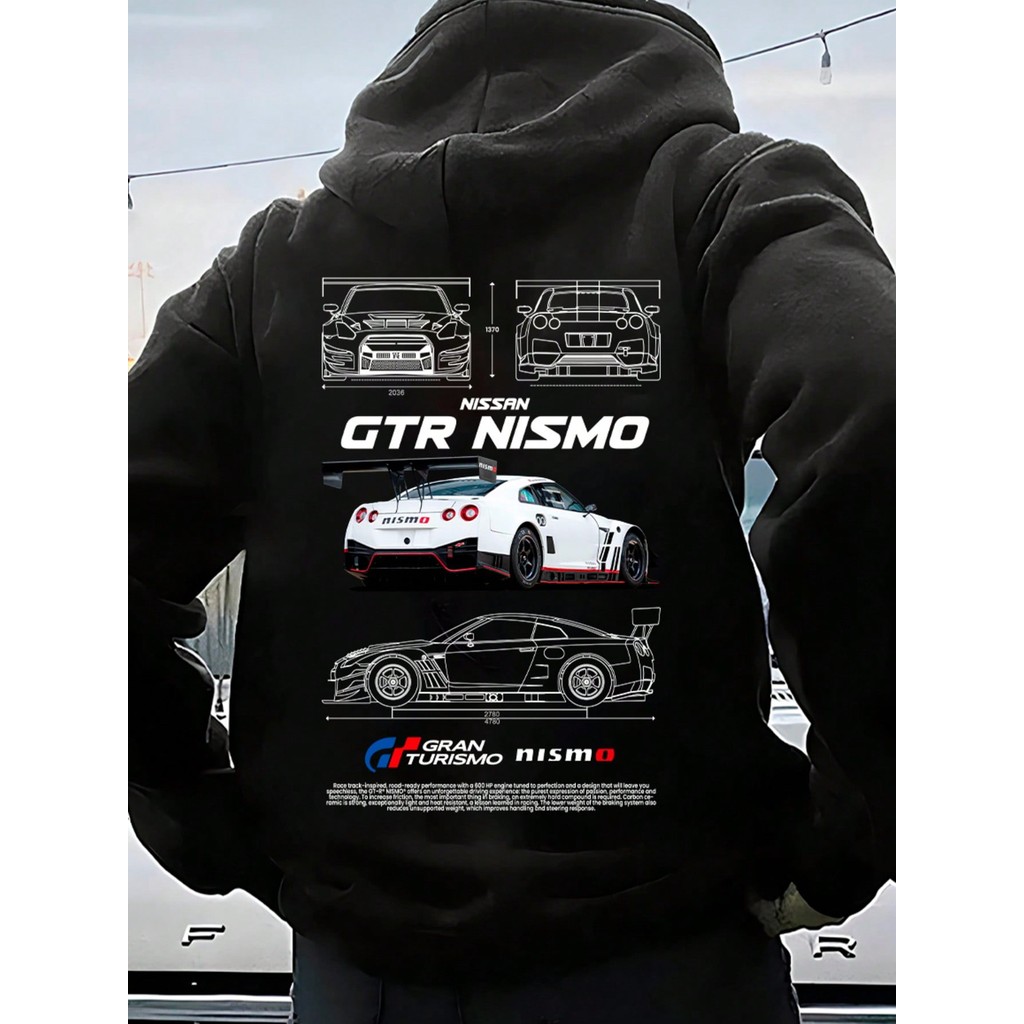 Blusa Moletom Agasalho Estampado GTR Nismo R35 Casaco Lançamento Premium