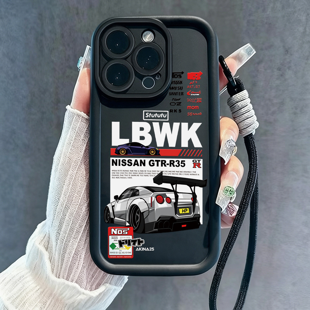 Capa Capinha Para iPhone 17 PRO PROMAX 16 11 12 13 14 15 xs XR com estampa de carro Nissan GTR-R35 A02277