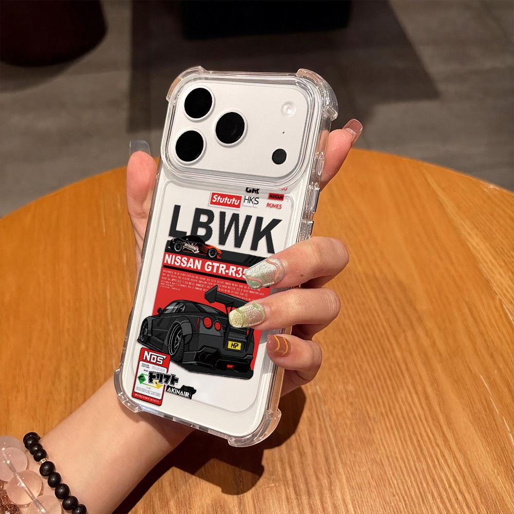 Capa Capinha Para iPhone 17 PRO PROMAX 16 11 12 13 14 15 xs XR com estampa de carro Nissan GTR-R35 A02225