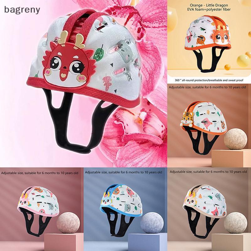 [bagreny] 1Pc Chapéu De Segurança Para Bebês Criança Andando Aprendendo A Andar Proteção De Cabeça Respirável Ajustável