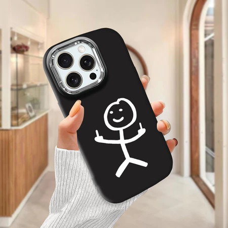 Capinha Capa Para Samsung A03 A04 A05 A12 A13 A14 A15 A17 A25 A32 A35 A52 A72 Silicone À Prova de Choque Stick figure