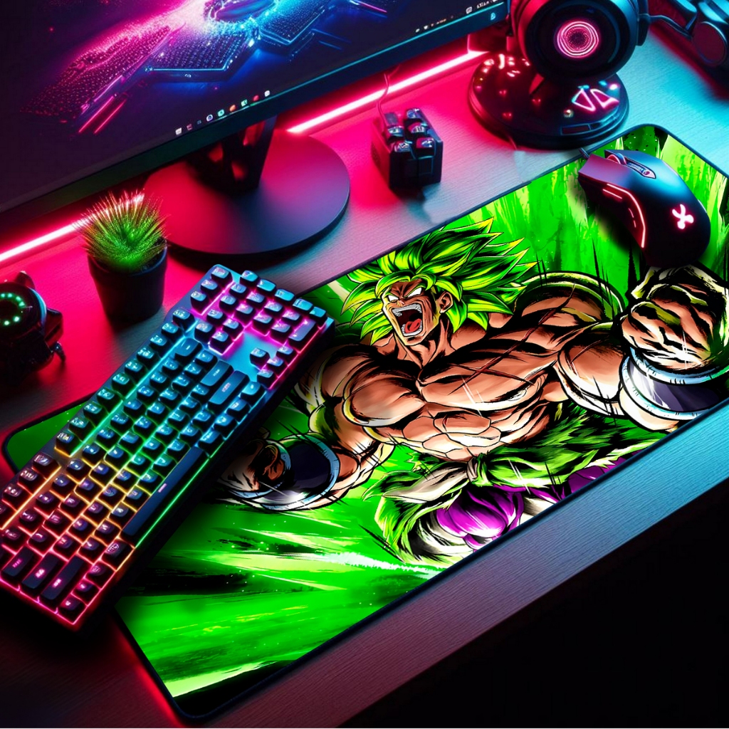 Mouse Pad Gamer Premium 70x35cm Borda Costurada Estampas Guerreiros Z