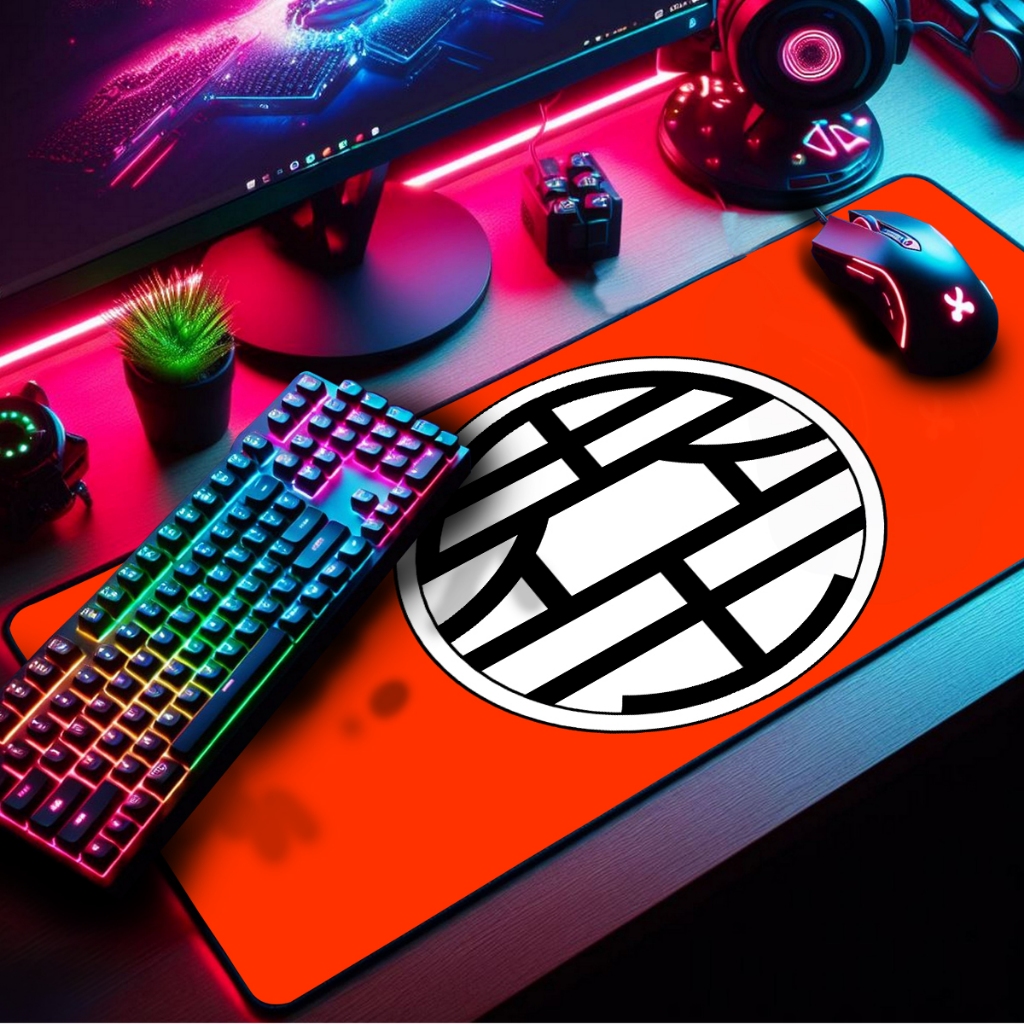 Mouse Pad Gamer Premium 65x32cm Borda Costurada Estampas Guerreiros Z