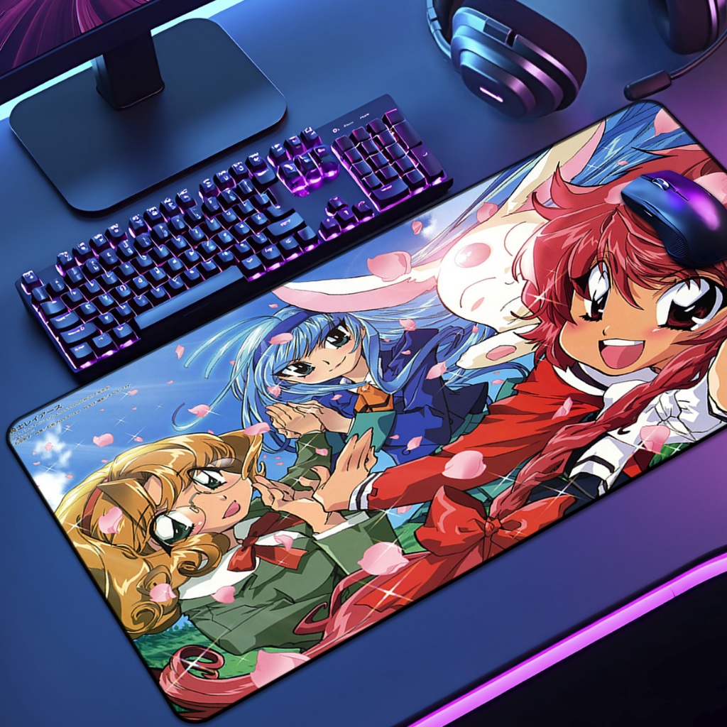 Mouse Pad Grande Guerreiras 65x30 70x35 80x35 90x40 90x50 120x60 Antiderrapante Borda Costurada