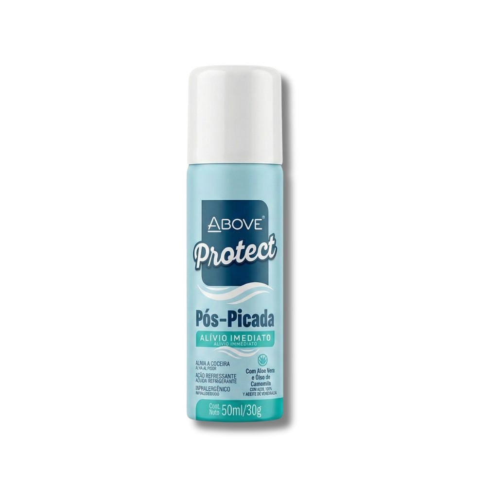 Pós Picada Above Protect Aerosol - Alívio Portátil para Toda a Família