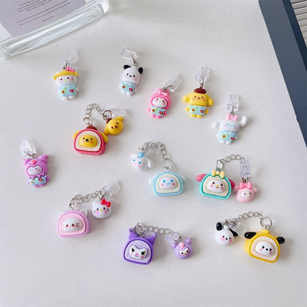 Cartoon Dust Plug Suitable For Iphone AIRPODS, FOR Android MICRO IOS Type-C Charging Port Dust Plug