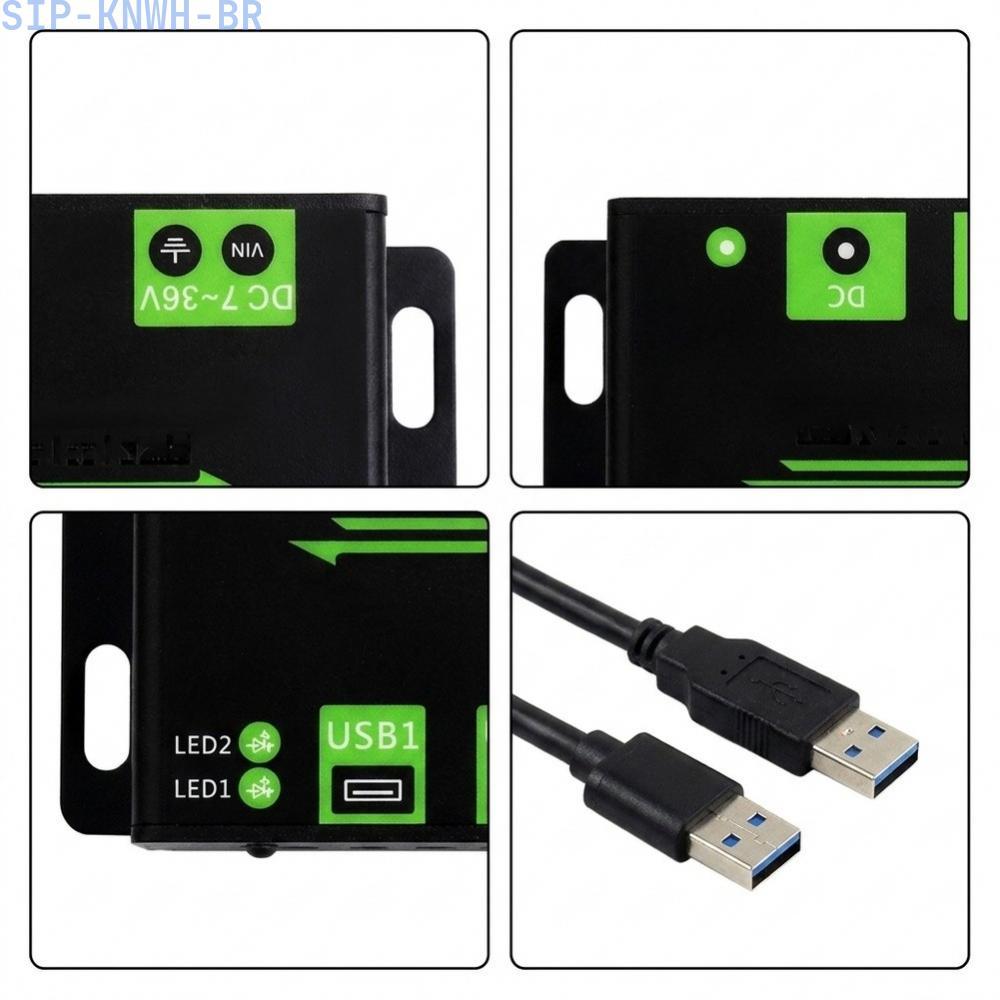 [SIP-KNWH-BR]4-port USB 3.2 hub expander, 7~36V, suitable for connecting various USB devices-New In 11-
