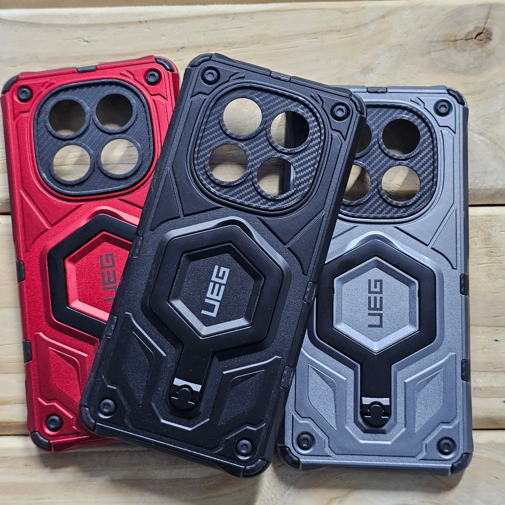 Capa capinha Armo Militar Anti shock silicone com Suporte Giratório anti impacto Xiaomi Redmi Note 15 5G | 4G | Poco M8