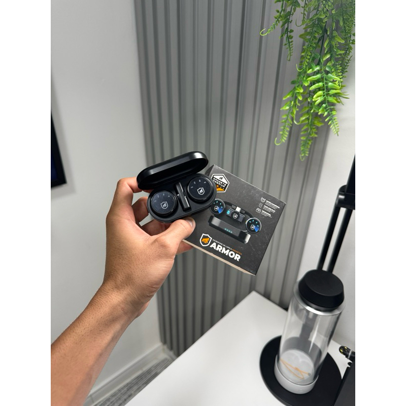microfone lapela gshield armo duplo tipo-c e light