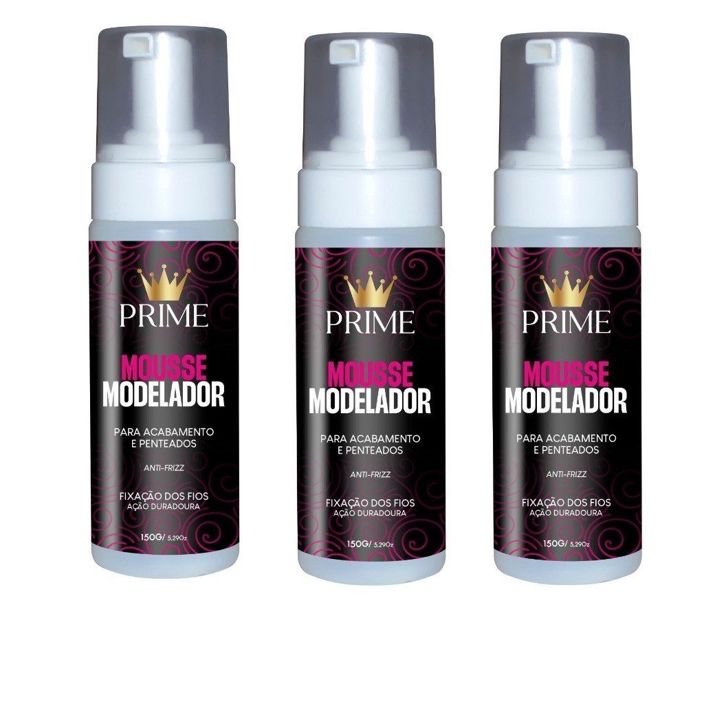 Mousse Modelador 150ml 3 unidades