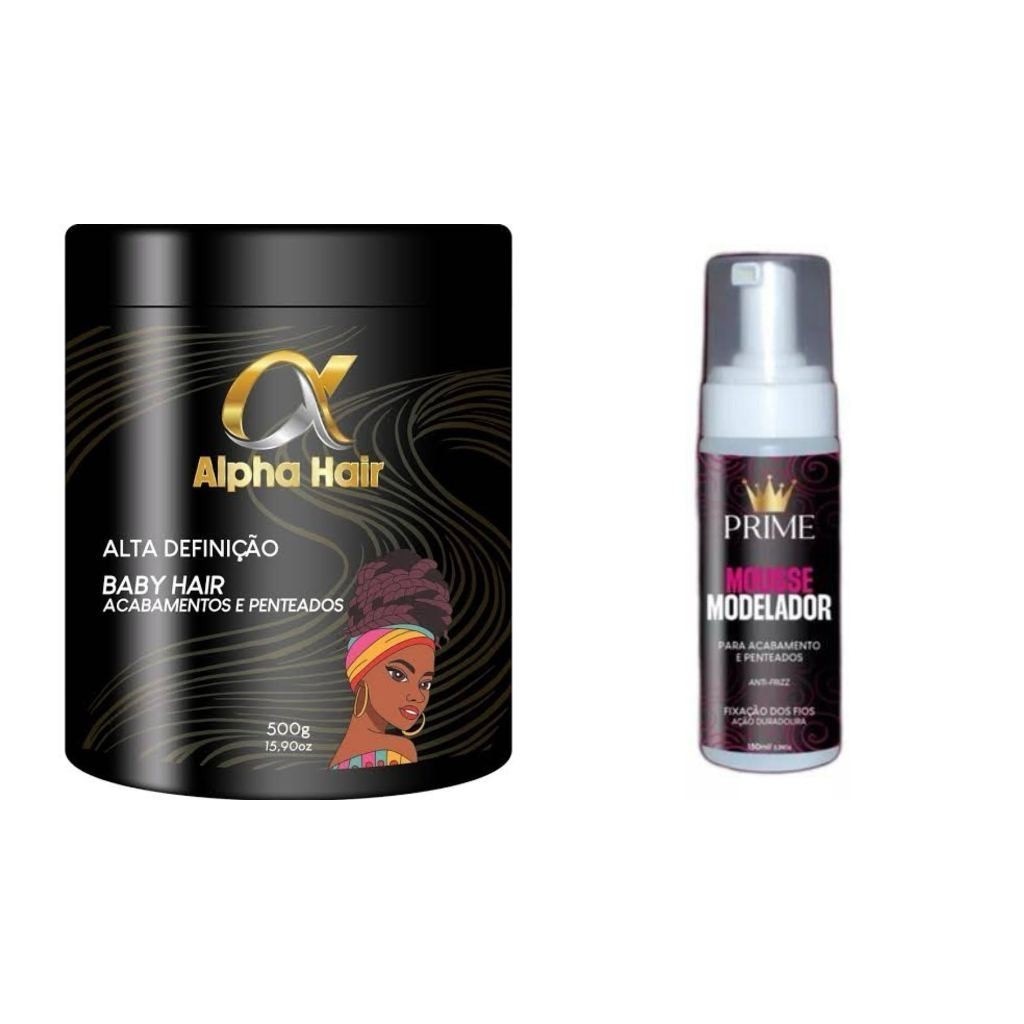 Kit 1un Pasta Modeladora 500g + 1un Mousse Modelador Prime 150ml
