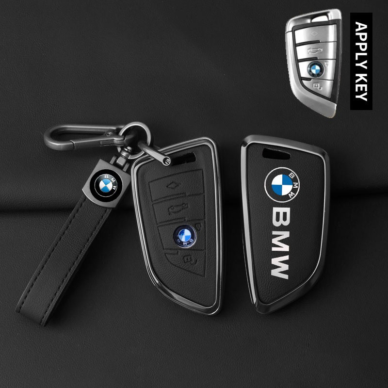 Capa Protetora de Metal para Chave de Carro com Corda para BMW F20 G20 G30 X1 X3 X4 X5 G05 X6 X7 G11 F15 F16 G01 G02 F48