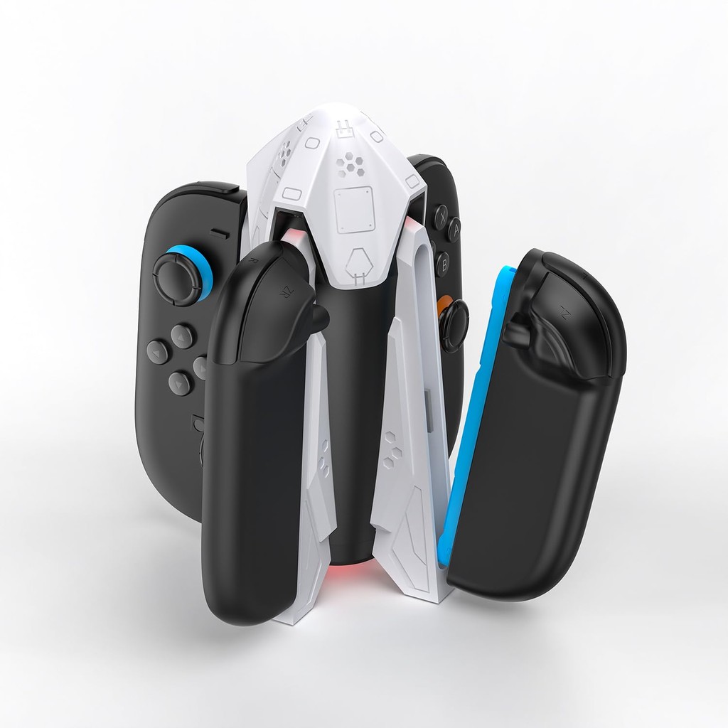 RGB Base De Carregamento Suporte Carregador Encaixe Joy-con Switch 2 Grip
