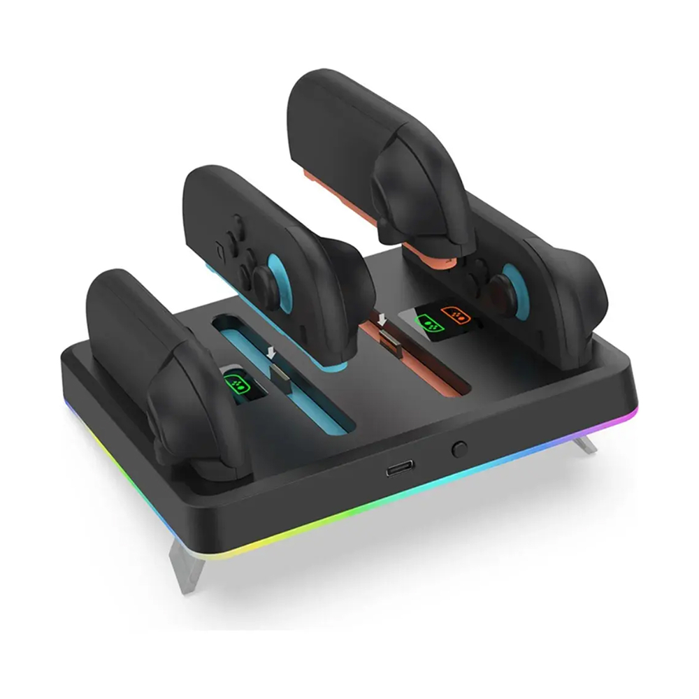 Base Carregadora Quádrupla HBS-2803 Para Joy-Con Switch 2