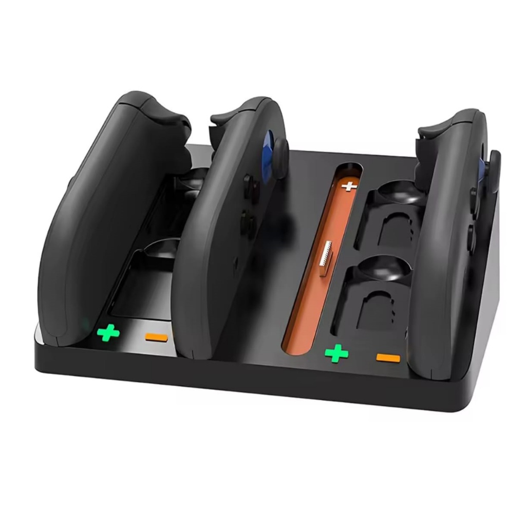Base de Carregamento Horizontal Joy-Con Nintendo Switch 2 Com Slot de Cartão de Jogos
