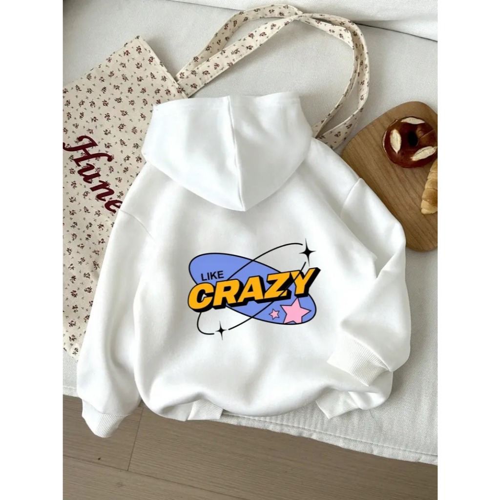 Moletom Casual Unisex com Capuz e Estampa Gráfica - Design 