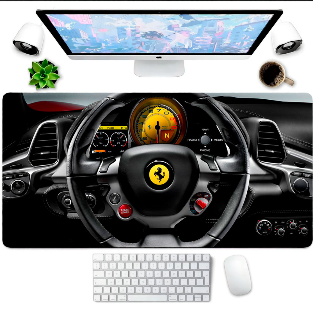 Mouse Pad Gaming Personalizado Masculino Desk Mat 80x30 Superfície Premium Para Uso Profissional