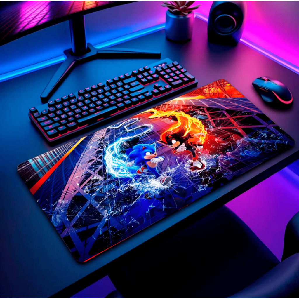 Mouse Pad Gaming Personalizado Masculino Desk Mat 80x30 Superfície Premium Profissional