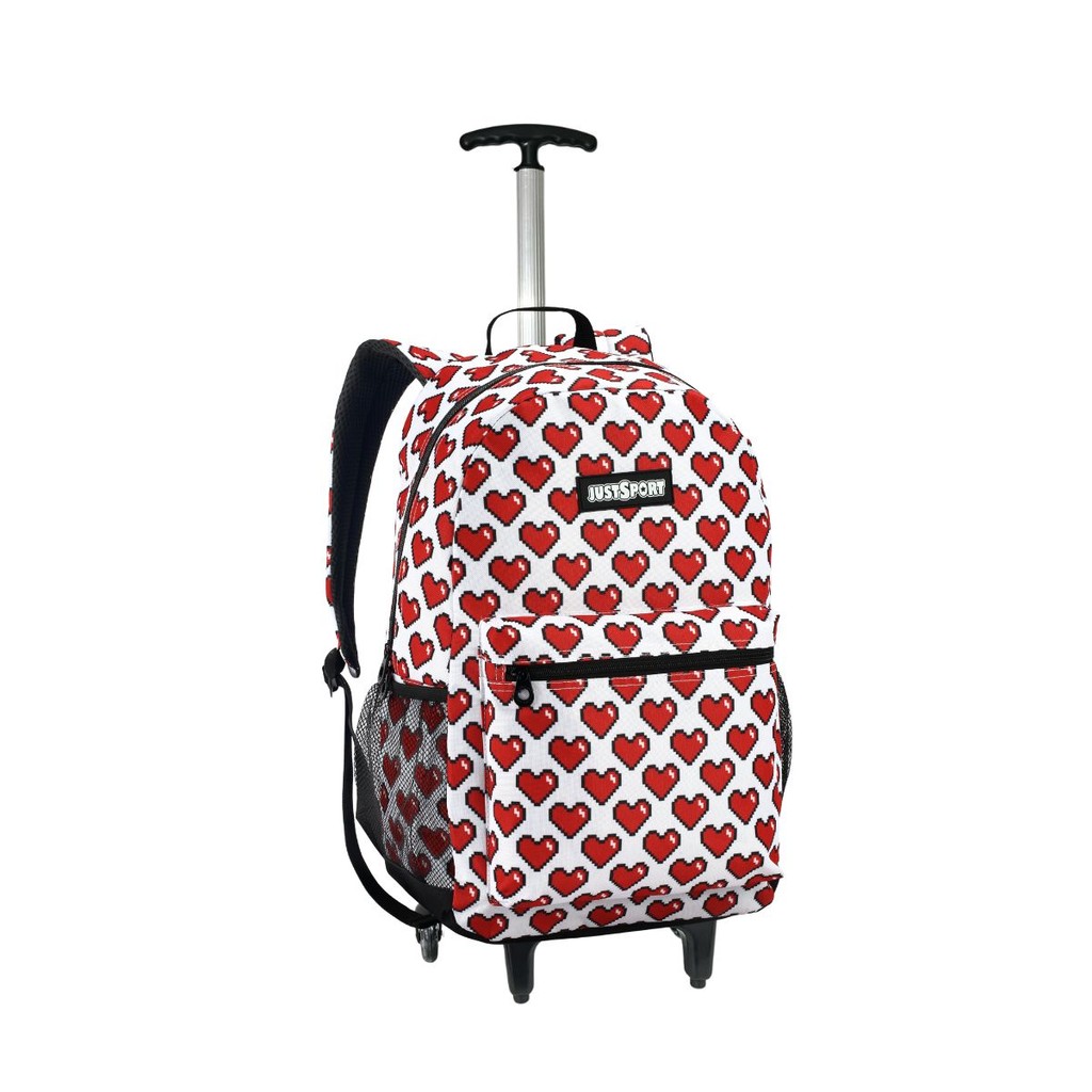 Mochila Rodinha Juvenil Feminina Reforçada Escolar Bolsa