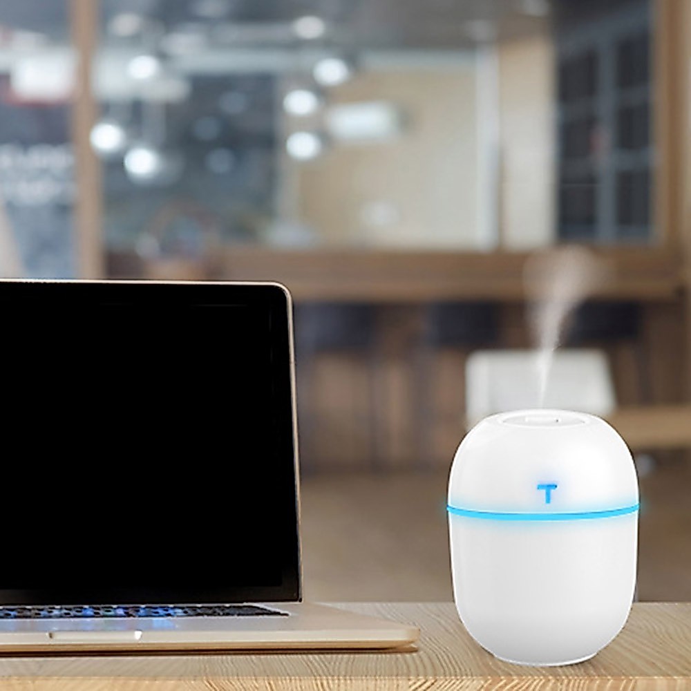 Mj Portable Home Air Atomizer Night Light Umidificador Office Desktop Humidifier Large Capacity