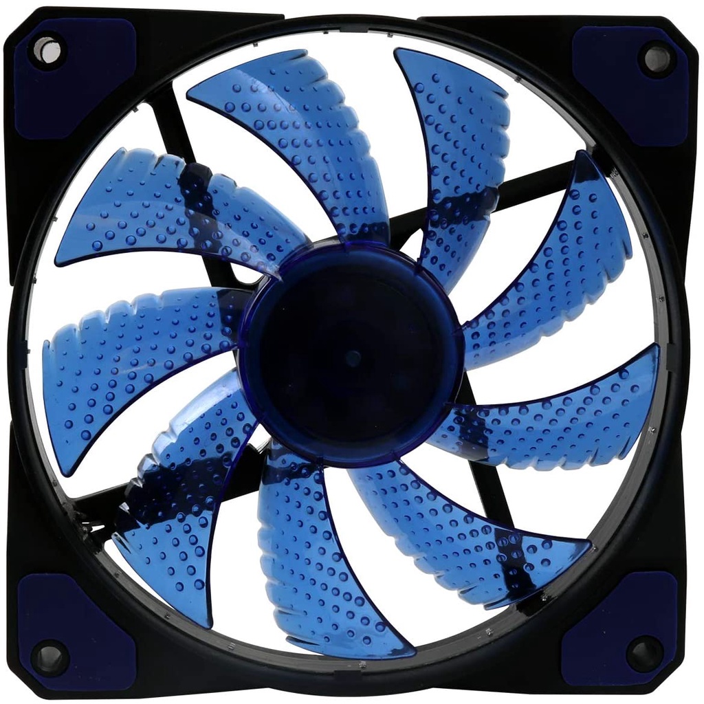 CASEFAN LED AZUL LIGHTS FAN COOLER VENTUINHA VENTILADOR 120MM 120X120X25MM 120 x25 mm 12CM 12V