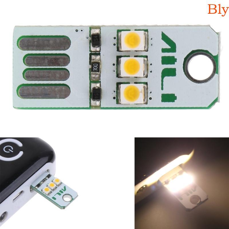 Bly Chip LED Nightlight USB Power Keychain Night Light Lâmpada Para Laptop