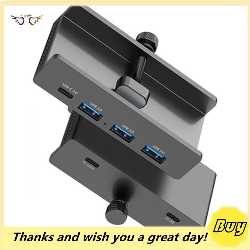 Clipe De Hub USB Para Desktop PC Braçadeira 3.0 Divisor Adaptador Extensão Acessório