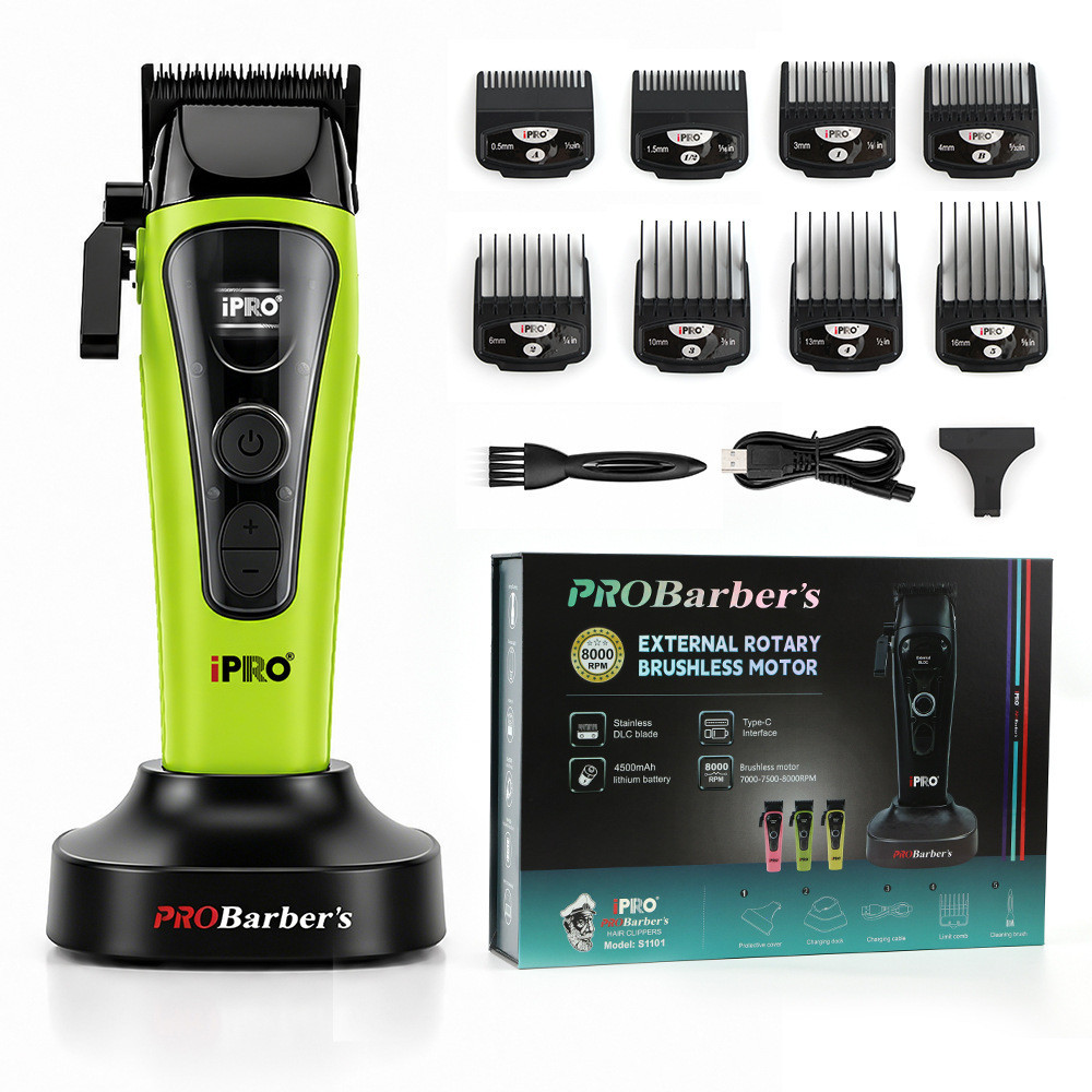Novo Modelo De Máquina De Cortar Cabelo Com rotor Externo , Aparador De Barbear Elétrico Projetado Para Salões De Cabele