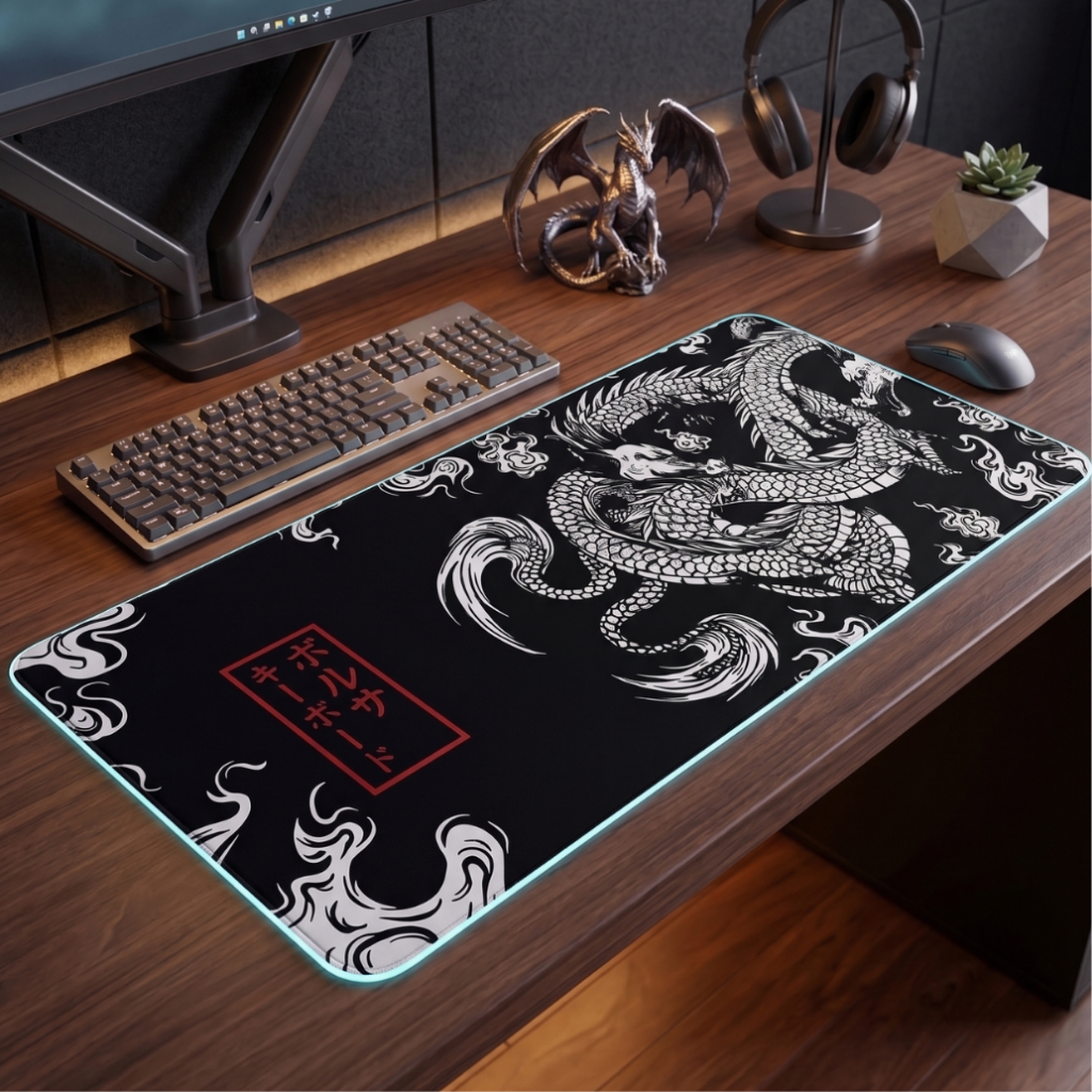 Mouse Pad Gamer Dragão Chinês XXL Grande Antiderrapante Desk Mat Estampa Oriental Alta Qualidade Oferta