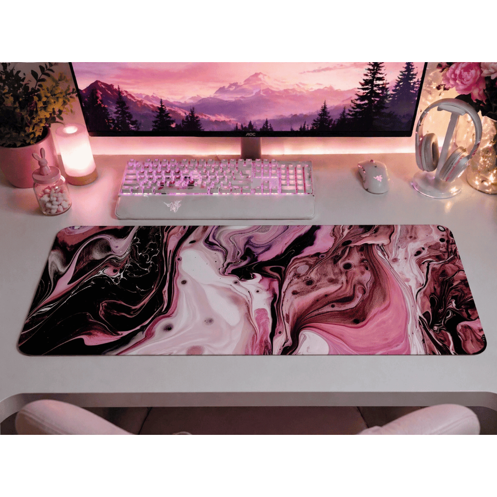 Mouse Pad Gamer Marmorizado XXL Extra Grande Desk Mat Antiderrapante Premium Alta Qualidade Promoção