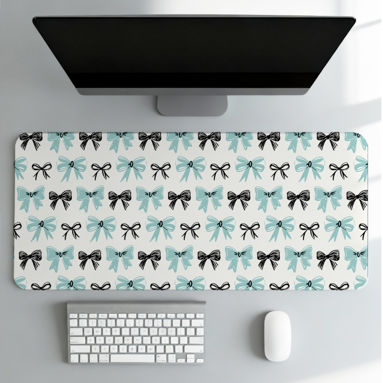 Mouse Pad Feminino Gamer 90x40 Desk Mat Base Antiderrapante Estampa Moderna Tapete De Mesa Decorativo