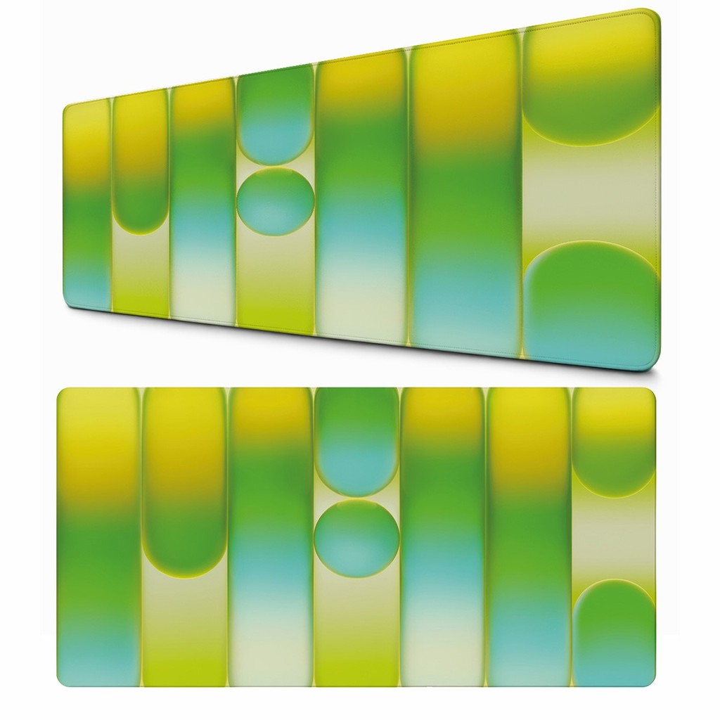 Tapete Mouse Pad Verde Minimalista Gamer Para Mesa PC Teclado Desk Mat Acessório Retangular