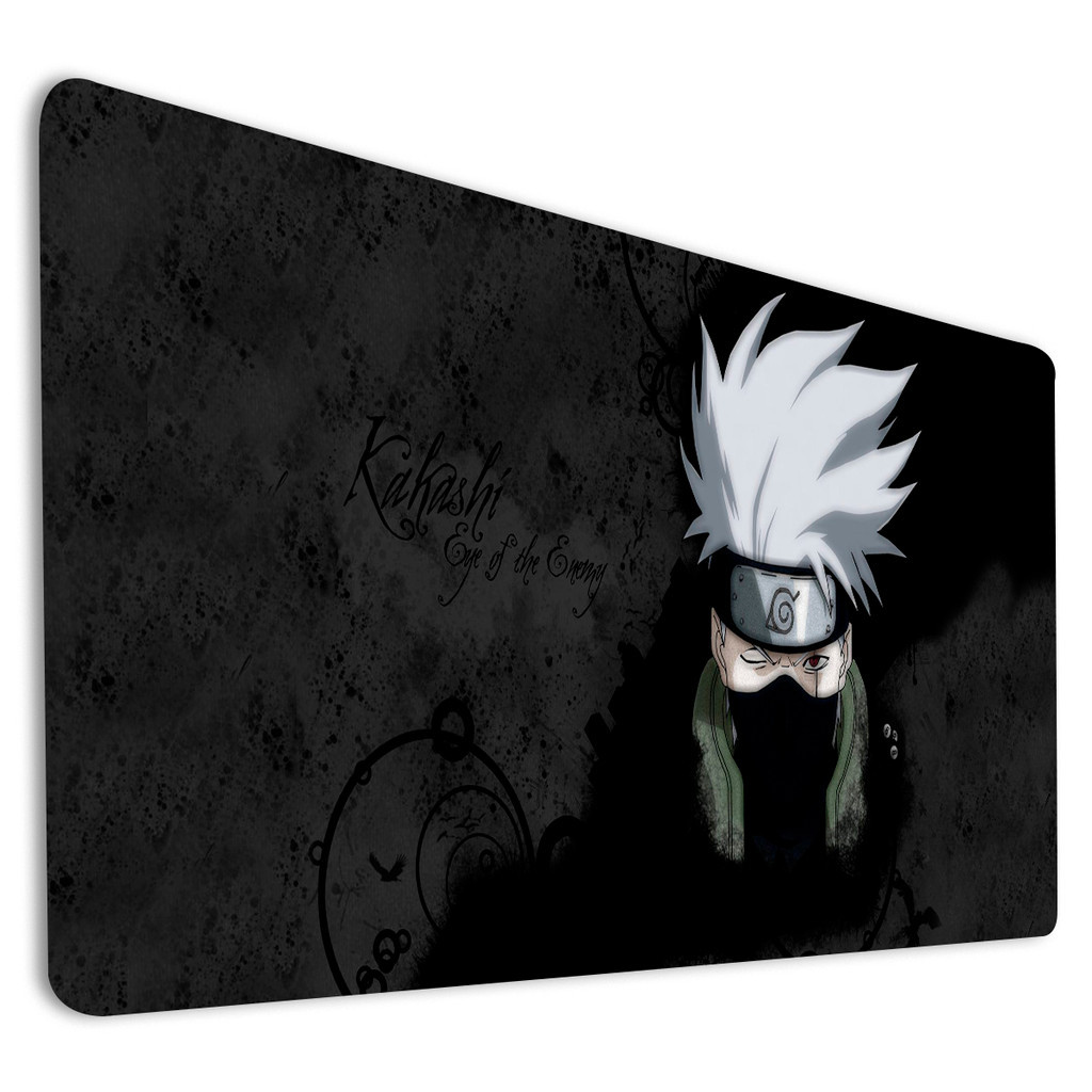 Desk Mat Menino Ninja da Nuvem Estilo Anime Luta Mouse Pad Antiderrapante Retangular Gamer Setup PC