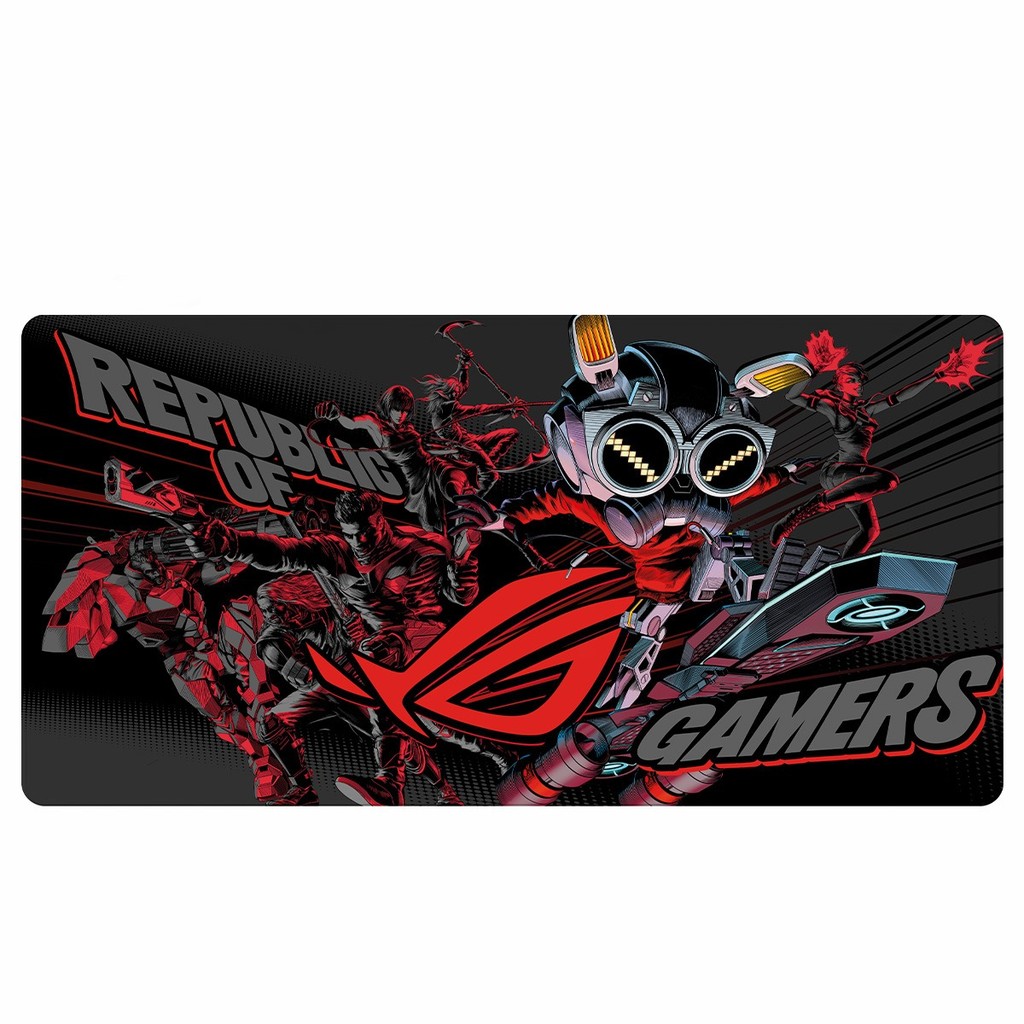 Desk Mat Vermelho e Preto Estilo Gamer Antiderrapante Para Mesa PC Teclado Mouse Pad Grande