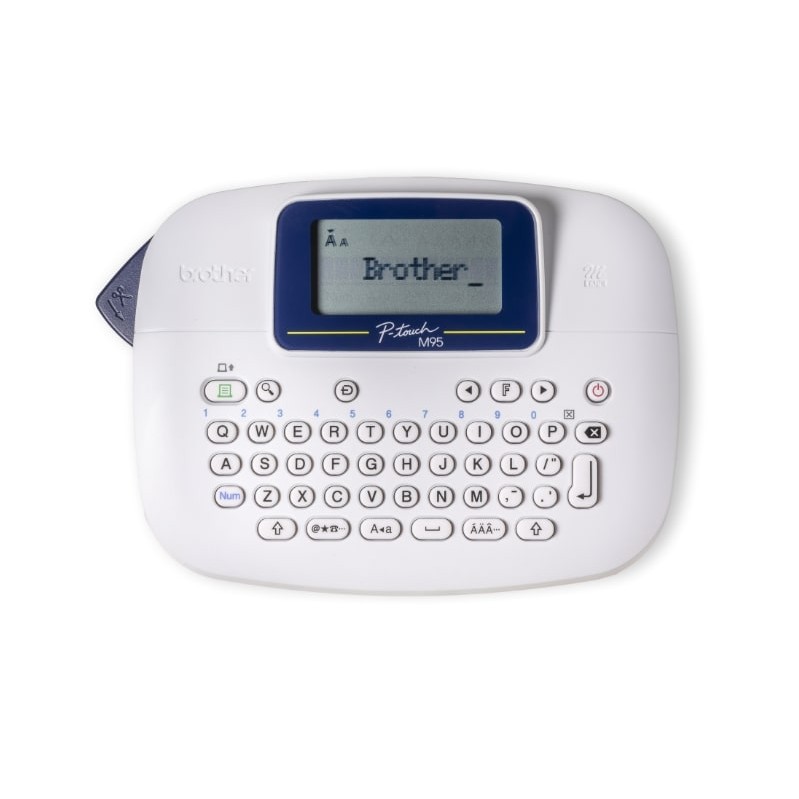 Brother PT-M95WT Rotulador Eletrônico Portátil 2 Linhas