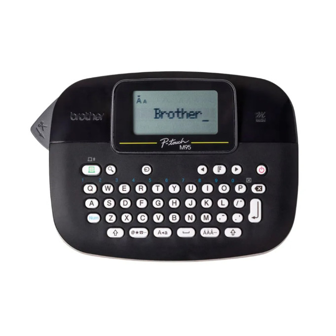 Brother PT-M95BK Rotulador Eletrônico Portátil Impressora Etiquetadora Profissional Rotuladora Preto