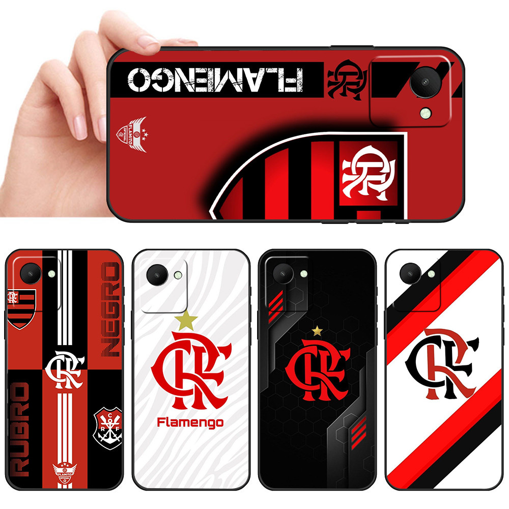 Telefone De silicone Macio À Prova D'água Realme C21Y C25 C25Y C30 C30S C35 C51 C53 C55 C33 Vibração VermelhoPreto Rio C
